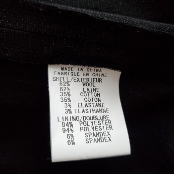 Theory Black Wool Pencil Skirt Above Knee size 0 - Picture 8 of 9